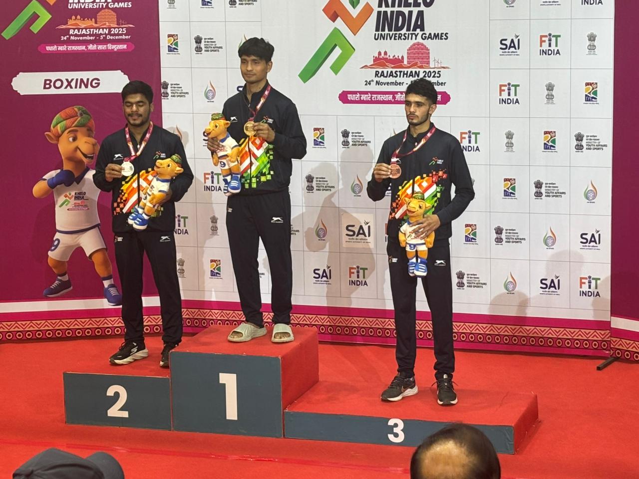 Pankaj Singh Rilkotiya, Gold Medalist, Boxing 57Kg, Khelo India University Games 2025