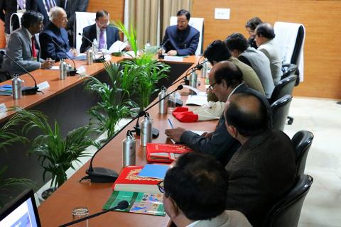 First Meeting of Consortium of Indian Himalaya‘s Centrally funded universities under the chairmanship of Hon’ble Shri Ramesh Pokhriyal Nishank ji , Human Resource Development Minister Government of India