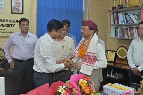 Prof. Sri Prakash Singh assumed the Office of Vice-Chancellor